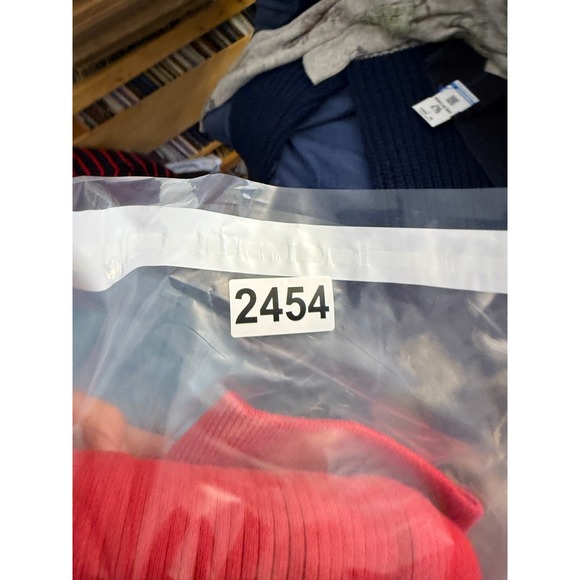 VTG Y2K Lauren Ralph Lauren Womens Sweater M Rib Chunky Knit 1/2 Zip Colorblock - Picture 8 of 8